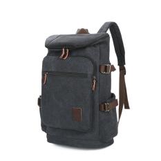 Baru Canvas Shoulder Bag Olahraga dan Rekreasi Siswa Bag Travel Paket (hitam)-Intl