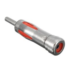 Baru Mobil Universal Adaptor Antena Radio Stereo Steker Daftar Negara ISO untuk DIN Merah-Internasional