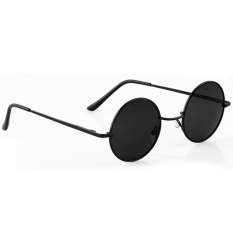 Baru Fashion Unisex Vintage Gaya Bingkai Lensa Retro Round Sunglasses Retro Kacamata Kacamata