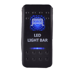 Baru Kualitas Tinggi 12 V 20A Bar ARB Carling Goyang Atur Saklar Biru Lampu LED Mobil Perahu Penjualan-Intl