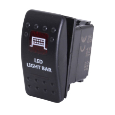 Baru Kualitas Tinggi 12 V 20A Bar ARB Kursi Goyang Atur Saklar Biru Lampu LED Mobil Perahu-Intl
