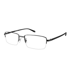 Baru Miopia Kacamata Frame dengan Dua Klip Magnetik Satu Kacamata Tiga Fungsi 9202 Hitam-Internasional