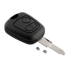 Baru Ganti Remote Key Shell Fob Repair + Saklar Mikro For Peugeot 206-Intl
