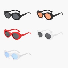 Baru Retro Kecil Kotak Sunglasses Pria And Wanita Tren Sunglasses-putih Box Hitam Abu-abu