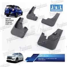 Aksesoris Mobil New Rush Terios TRD Ultimo 2017 Karpet Lumpur Dengan Body Kit Mud Guard Tipe RS Mudguard DEPAN BELAKANG Mud Guard Karpet Lumpur Mobil Cover Pelindung Tirai Ban Mud Guard Mud Guard Asesoris Mobil Acesoris Mobil Rush Terios