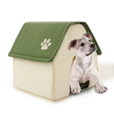 New Soft Home Bentuk Anjing Bed Dog Kennel PET House Bandung Photo: “Anjing Kucing Hewan Kecil Produk Rumah Removable U0854-green