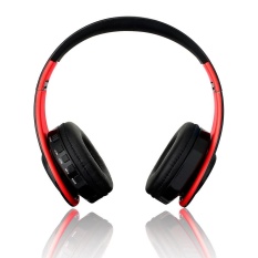 niceEshop Bluetooth Headset, Foldable Over-ear Wireless Wired Stereo Headphone Support TF Card Noise Cancelling Built-in Microphone Hands-free Phone Calling Sports PC Gaming Earphone - intl