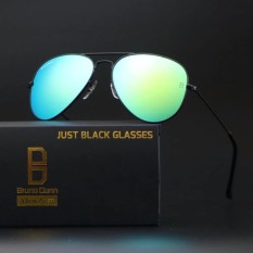 Night Vision Goggle Sun Glasses Penerbangan Polarized Hari Malam Mengemudi Kacamata untuk Pria Driver Anti-Glare Eyewear 3025 (bingkai Emas Lensa Hijau Tua) -Intl