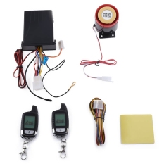 NT-MS002 Universal Sifat Tahan Terhadap Udara Dua Cara LCD Sepeda Motor Anti-Pencurian Sistem Alarm Keamanan