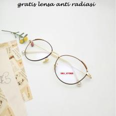 Oki_Store Frame Kacamata Browline Classic New Normal / Baca / Plus / Minus / Cylinder Anti Radiasi Komputer