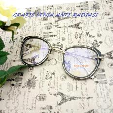 Oki_Store Frame Kacamata Tomlinson Round New Normal / Baca / Plus / Minus / Cylinder Anti Radiasi Komputer