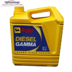 AGIP DIESEL GAMMA SAE 40 - GALON 5 LITER - PELUMAS MESIN DIESEL / OLI MOBIL / OLI GENSET DIESEL - LISENSI ENI ITALIA