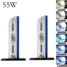 Ooplm 2 Pcs H1 5000 K Xenon Gas Halogen Lampu Bohlam Lampu 55 W-Internasional