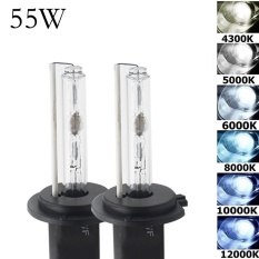 Ooplm 2 Pcs H1 5000 K Xenon Gas Halogen Lampu Bohlam Lampu 55 W-Internasional
