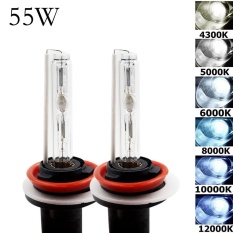 Ooplm 2 Pcs H1 5000 K Xenon Gas Halogen Lampu Bohlam Lampu 55 W-Internasional