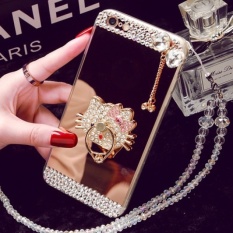 OPPO R9S Mobile Phone Case R11 A59 Cermin TPU Diamond R9plusCreative Pelindung Cover A39 R7SA57 (Warna: Perlu LanyardContact Pelanggan Harga/Ukuran: OPPO R9)-Intl