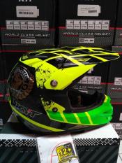 ORIGINAL helm kyt cros over motif