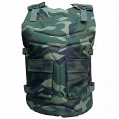 Ormano Rompi Motor Army Loreng Biker Touring Racing Pelindung Dada Body Protector - Hijau Navy Tua