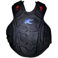 Ormano Rompi Motor KPA Biker Touring Racing Pelindung Penutup Dada Badan Tubuh Body Protector Penahan Angin Pria Wanita Protection Perlengkapan Keamanan Berkendara Waistcoat Riding Jaket Motor Motorcycle Vest Rider Anti Masuk Angin - Hitam