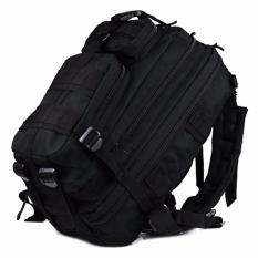Ormano Tas Ransel Hiking Adventure Outdoor Army 24L Military Naik Gunung Traveling Backpack Tas Bahu Carrier Bag Travel Zip Risleting Mudik Panjat Tebing Sekolah Kuliah Kerja Touring Backpacker Multifungsi - Hitam