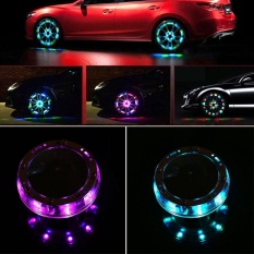 Oscar Toko Lighting Profesional Aksesoris Mobil Surya Auto LED Flash Light Wheel Valve Tutup Stem Ban Motion Lampu Neon-Intl