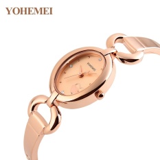 Oval Tonton Asli YOHEMEI Emas Wanita Gelang Jam Tangan Wanita Shell Perhiasan Jam Tangan Wanita Perancang Perhiasan For Boutique Hadiah -Intl