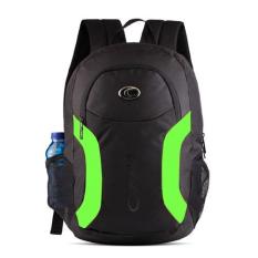 Ozone Tas Laptop Tas Sekolah Tas Kuliah Backpack 164 + Raincover - Hitam Hijau