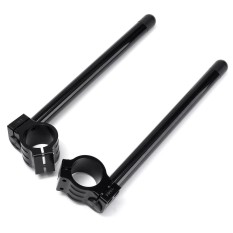 Pasangan 41 Mm Garpu Tabung Klip Aluminium-Pada Pegangan Bar Biasa Setang (Hitam)-Intl