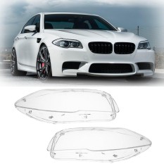 Pasang L + R Lampu Lensa Mencakup BMW F10 F18 520 523 525 535 530 10-14-Intl