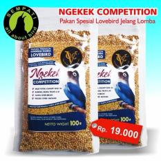 Pakan Burung Lovebird Ngekek Lomba 100gr Kemasan Plastik Uncle Jarwo