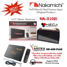 PAKET PROMO Nakamichi NA-3102i Tape Mobil NA 3102 I Head Unit Double Din & ASUKA HR-600 TV Tuner Digital