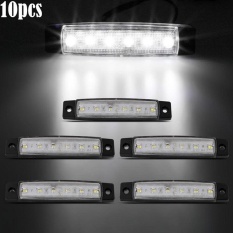 PALIGHT 10 Pcs 12 V SMD 6 LED Mobil Celana Jins Perca Ringan Belakang Sisi Lampu