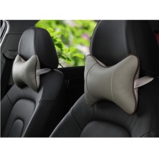 PALIGHT 2 Pcs Mobil Bantal Kursi Kepala Sandaran Leher Cushion Headrest-Intl