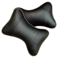 PALIGHT 2 Pcs Bantal Kursi Mobil Kepala Bantal Leher Bantal Sandaran Kepala-Intl