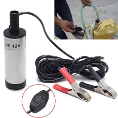 PALIGHT Transfer Bahan Bakar Pompa 12 V 12LPM Aluminium Transfer Pengisian Bahan Bakar Submersible Pompa Air untuk Mobil Sepeda Motor-Internasional