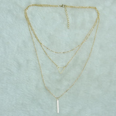 PALIGHT Multi Layer Segitiga Kalung Pasangan