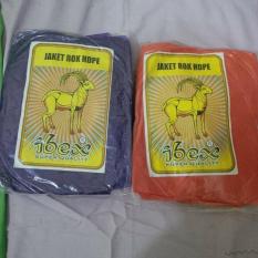 PALING DISUKA PALING DICARI Jas Hujan Plastik HDPE utk Wanita Jaket ROK ( Baju + ROK ) merk IBEX TERLARIS