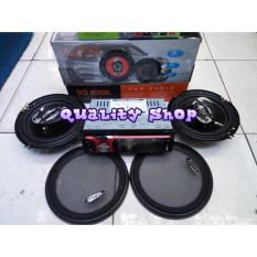 PALING MURAH paket tape mobil AVA bluetooh plus Speaker coaxial 6 inch ADS
