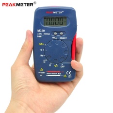 PEAKMETER M320 Digital Multimeter Handheld Digital Meter Data Hold AC / DC Voltage Current Resistance Diode Test Multitester