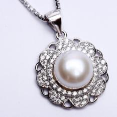Pearl & Pearl WGP 112 - Kalung Perak Emas Putih dan Mutiara Asli - Garansi 6 bulan