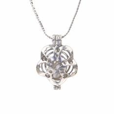 Mutiara Choker Kalung Liontin Oyster Drop Kalung Rantai Romantis Love Women Fashion Perhiasan Shell-Intl
