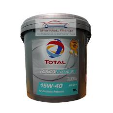 PELUMAS OLI MESIN DIESEL Bus Truk Genset Mesin Industri - TOTAL RUBIA FLEET HD 300 15W-40 - Galon 10 Liter ORIGINAL SETARA PERTAMINA MEDITRAN MADE IN SINGAPORE