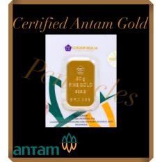 Pentacles Logam Mulia PT Antam 50 gram sertifikat