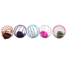 PentaQ 2 Pcs Populer Baru untuk PET Cat Toy Mainan Lovely Kitten Hadiah Funnyplaytoys Bola Mouse Hadiah Terbaik Gato (warna Acak)