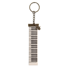 Pentatonic Music / Keyboard Mini Cello Keychain / Gantungan Kunci motif Musik