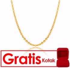 Tiaria Perhiasan Kalung Emas Tiaria 24 Karat 99.9% Emas Asli 3 Gram