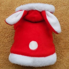 Pet coat rabbit with dog clothes - Red XL - intl