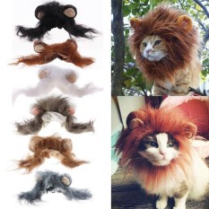 Pet Costume Lion Mane Wig for Dog Cat Halloween Clothes Festival Dress up - intl