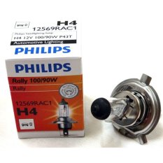 Philips Lampu Depan Halogen H4 12V 100/90W P43 . Isi 10