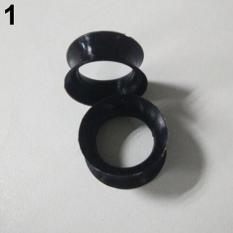 Phoenix B2C 2 Pcs Lembut Silicone Tunnel Daun Telinga Plug Tandu Anting- Anting 16 Mm